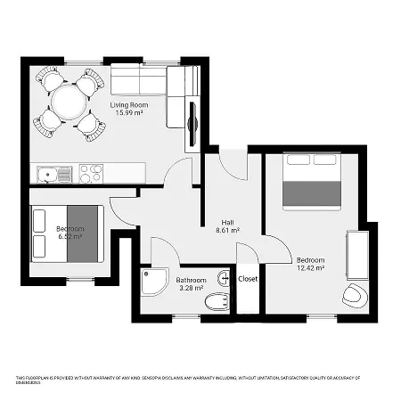 Apartmán Turpin Quarter In The Centre Of The City, Sleeps 6 *